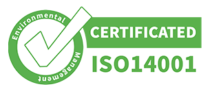 ISO14001 environmental management system certification badge